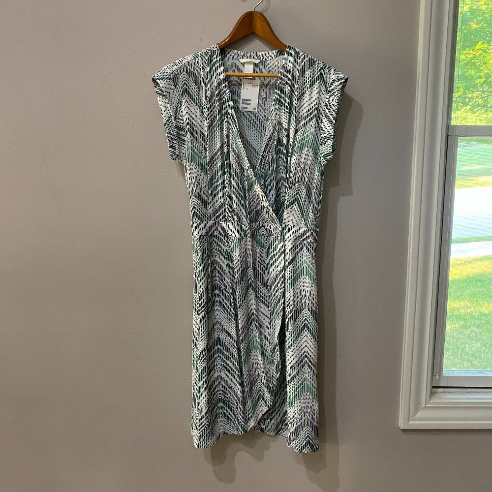 H&M Print Wrap Dress